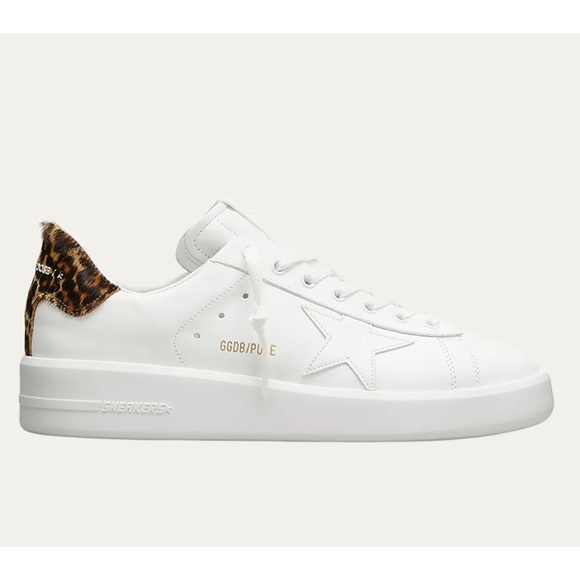 ~ GOLDEN GOOSE ~ Pure Star Low-Top Sneakers Size 9 - Picture 2 of 9